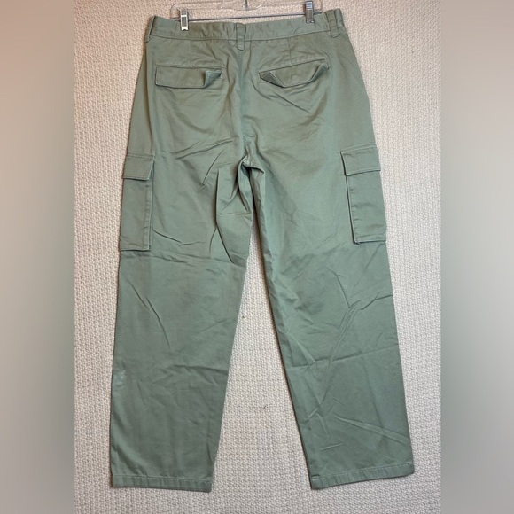 MADEWELL Pleated Cargo Pants Men's Size 34x32 Khaki - Picture 2 of 13